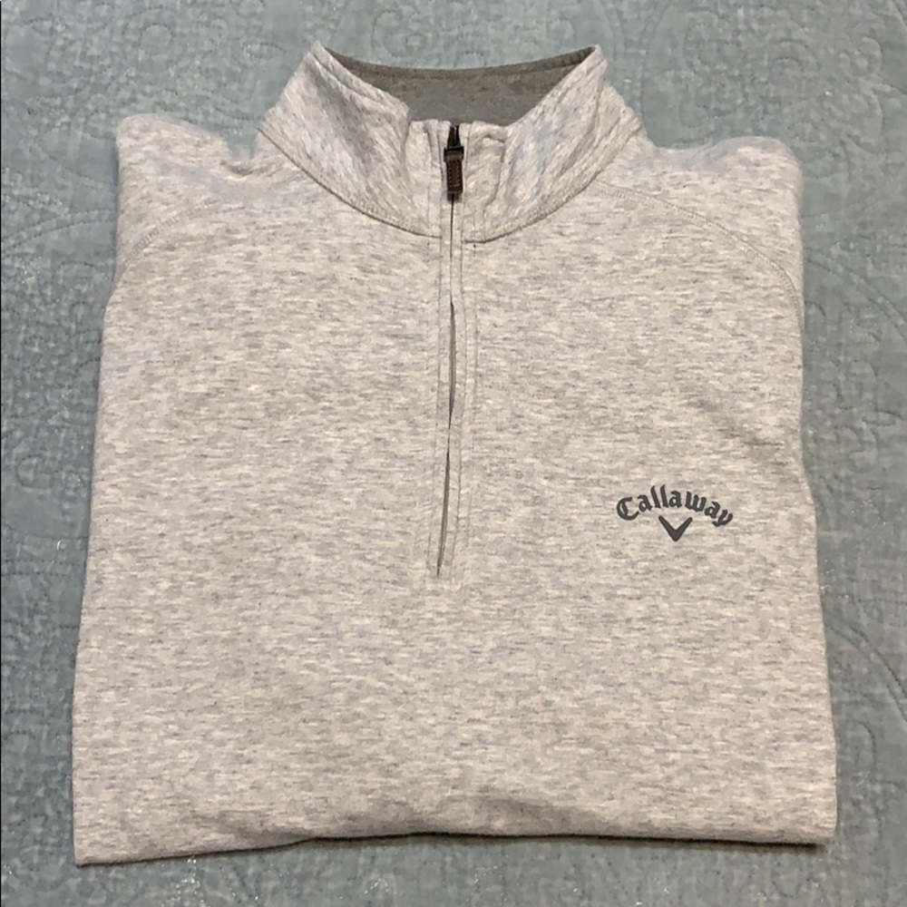 grey callaway quarter zip